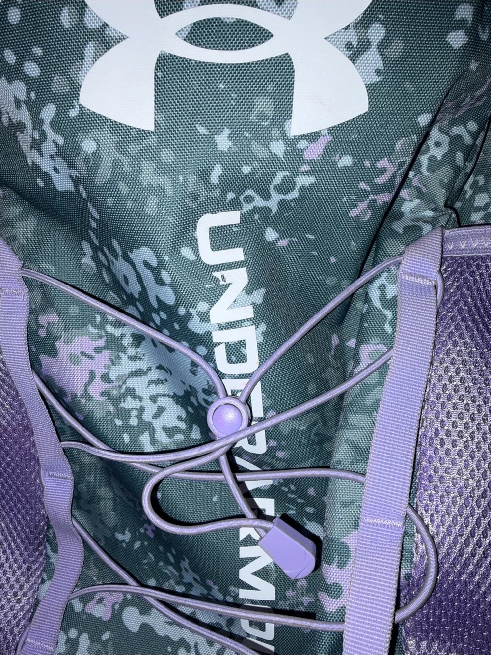 Under Armour Gray & Purple Sports Backpack